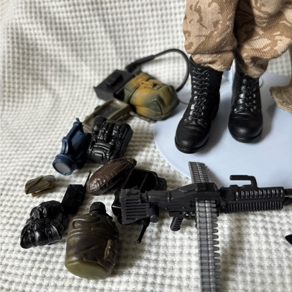 GI Joe 12” doll clothes jacket action military weapons gear 21st century